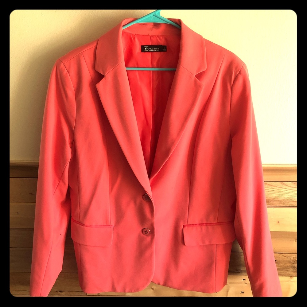 Coral blazer